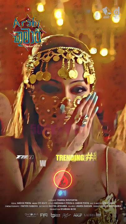 Arabi Kumari - Sandun Perera - #trending #1 (Worldwide & Music )  #videoediting #editor  #vfx