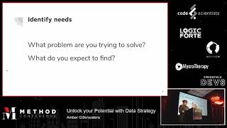 Unlock your Potential with Data Strategy by Amber Gillenwaters @ Method Conference