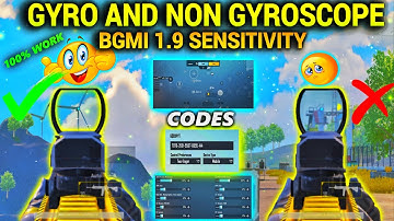 New Update 1.9.0 !! Best Sensitivity CODE + Control Setting PUBG Mobile | BGMI After Update 1.9.0 🔥