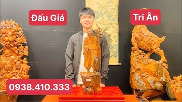 Tối 28/11: Đấu Giá Rất Nhiều Tượng Gỗ Đẹp Đặc Sắc| Hotline 0938410333 #tuonggodocdao #daugia