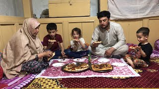 How We Make Pizza At House Of Village || Make Pizza And Eat With Whole Family - Gilgit Baltistan
