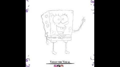 How to draw Spongebob Part1 #spongebob  #spongebobsquarepants #arttutorial #shorts #part1