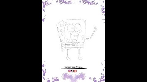 How to draw Spongebob Part1 #spongebob  #spongebobsquarepants #arttutorial #shorts #part1