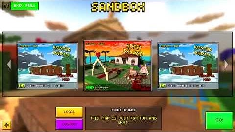 Pixel gun 3D:  How to get weapons in sandbox[READ DESCRIPTION]