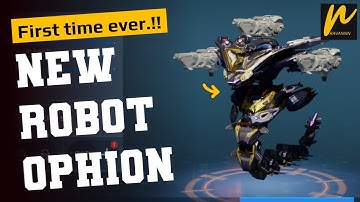 New robot, OPHION is here! 😱 - Check stats and new weapons - War Robots