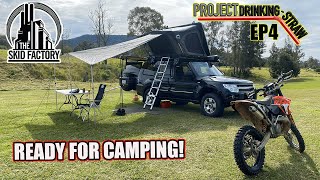 Roof Top Tent & AGM Dual battery Install  Project Drinking Straw EP4