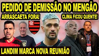 PEDIDO DE DEMISSÃO NO FLAMENGO! LANDIM MARCA NOVA REUNIÃO COM CAIXA! DESFALQUE CONFIRMADO NO MENGÃO!