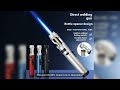 Powerful Metal Gas Lighter Windproof Kitchen Cooking Torch Flame Jet Barbecue Smoking Accessories Ci
