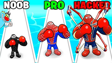 NOOB vs PRO vs HACKER | In Punchy Race | Rock Indian Gamer