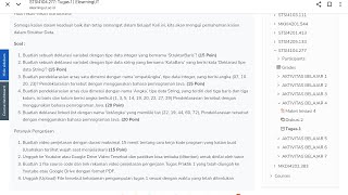 Tugas 1 Struktur Data (MSIM4202) | Deklarasi Variabel, Array, dan Linked List dalam Java