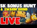 OPENING 20+ BONUSES | LIVE €5000 BONUS HUNT & WILD SWARM GRIND - TOM'S BIG WIN ONLINE SLOTS STREAM
