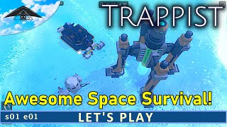 Awesome Space Colony Sim!! 🚀 | Let's Play Trappist s01 e01