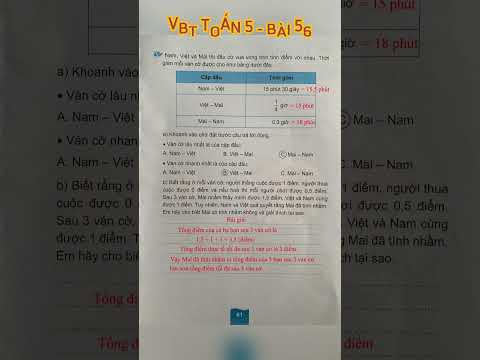 Toán 5 kết nối bài 56