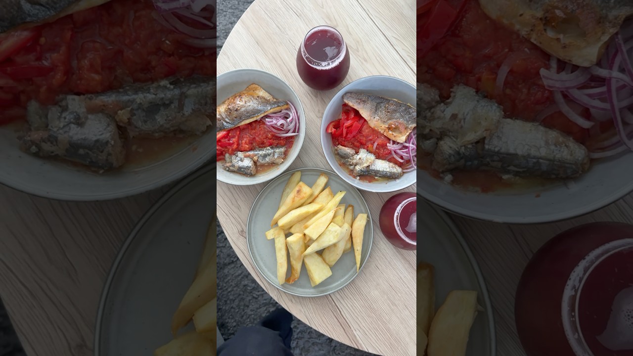 Fried yam and pepper 