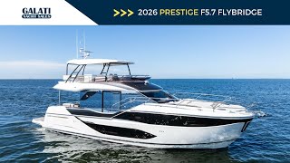 2026 Prestige F5.7 – New Flybridge Yacht For Sale, Luxury Interior & Advanced Performance