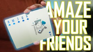 IMPRESS ANYONE with THIS Incredible Poker Card Trick!
