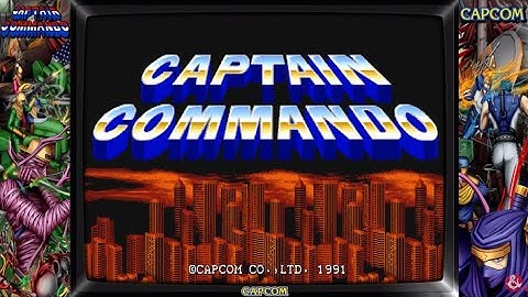 Captain Commando (4 Players) 1CC Arcade Capcom - Dark_Ryu (Recreativos Online)
