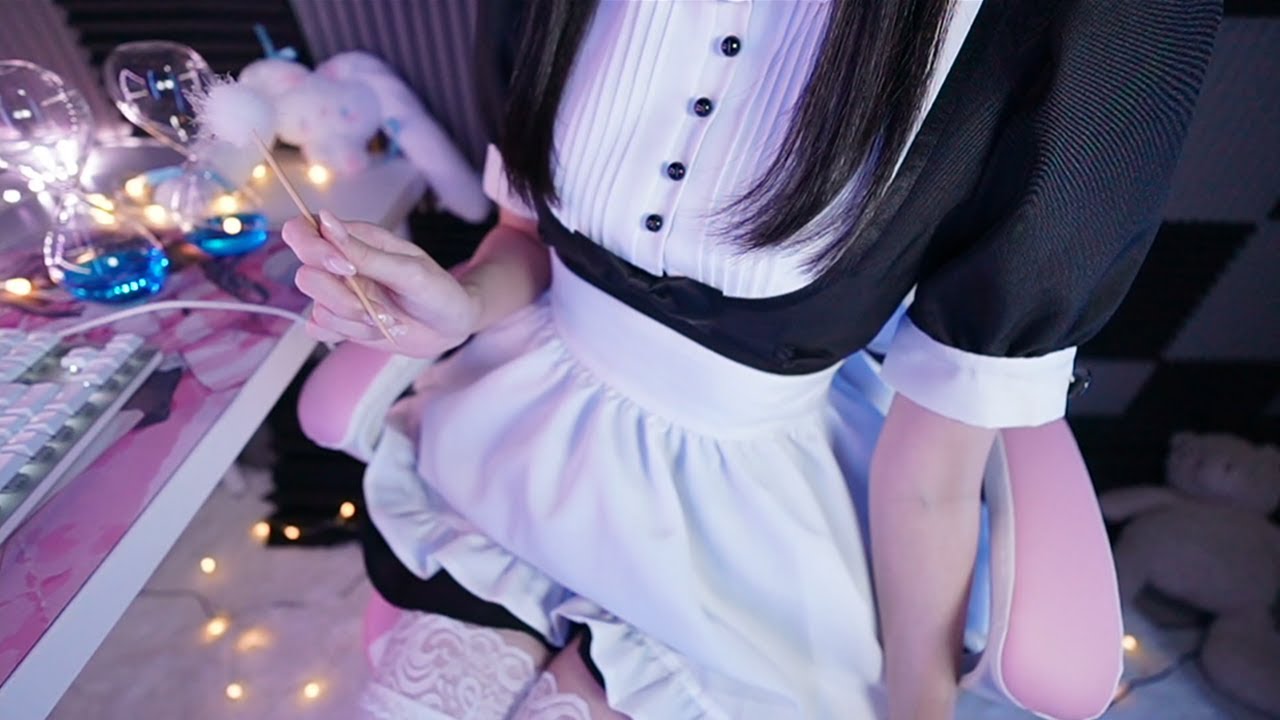 ASMR┊メイドの耳かき＆耳ふぅ