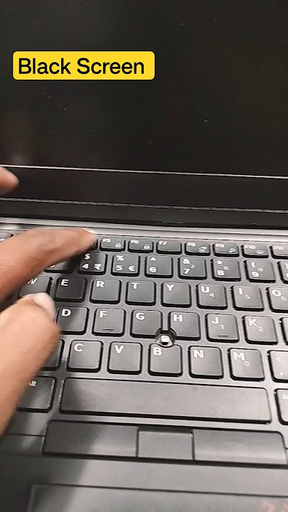 Black Screen Problem Dell Laptop | Dell Laptop Blank Screen#macnitesh#2023shorts#keyboardtricks