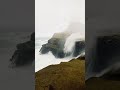 A wee bit stormy… Stormseason has started in the Faroe islands:) #waterfall #faroe #faroeislands