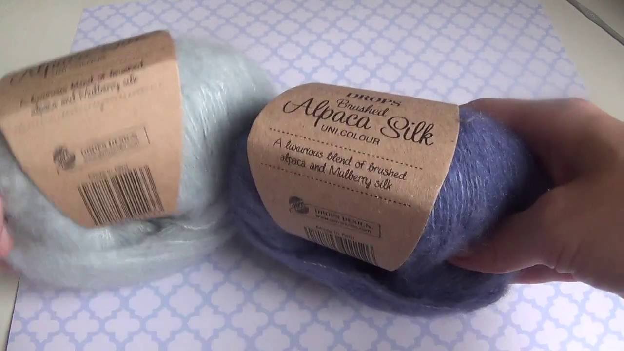 свитер спицами blue alpaka (часть 1) \u0026 отзыв о пряже drops alpaka silk -YouTube