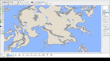 Fantasy Map Part 4: Rivers and Mountains
