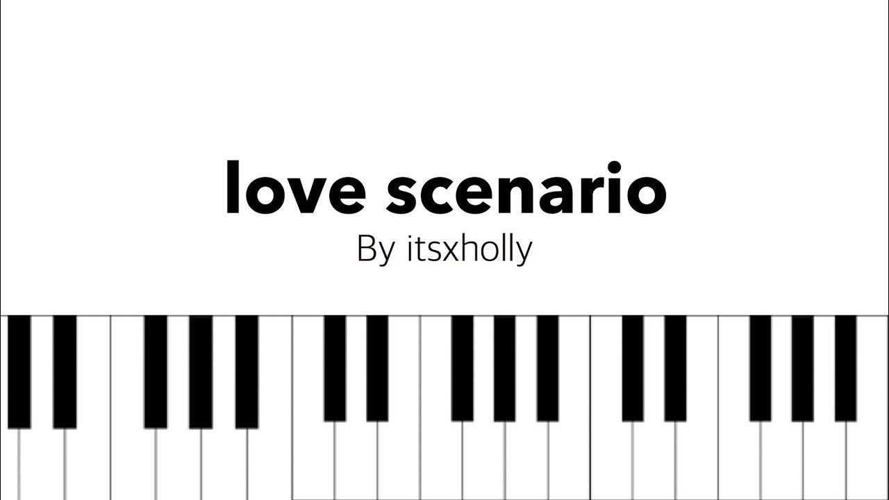 Love Scenario Ikon Piano Tutorial Sheets Youtube - love scenario ikon roblox id roblox music codes in 2020 roblox songs coding