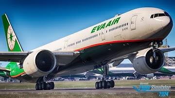 EVA B777 Taipei to Chicago Full Flight | MSFS 2024 | PMDG 777
