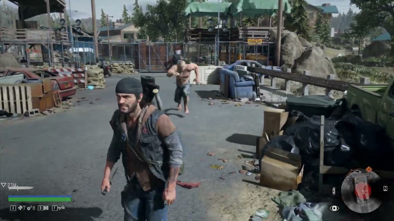 Days Gone Breaker Zombie at Iron Mike's Camp