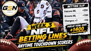 Full Episode 6: NFL Week 2 Recap, Week 3 Lines & Anytime TD Scorers Guide