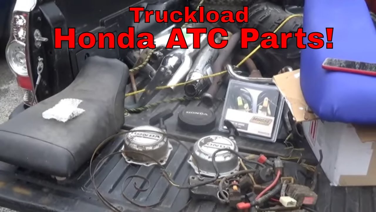 Truckload of Honda ATC Parts, Vintage 3 Wheeler Gold! - YouTube
