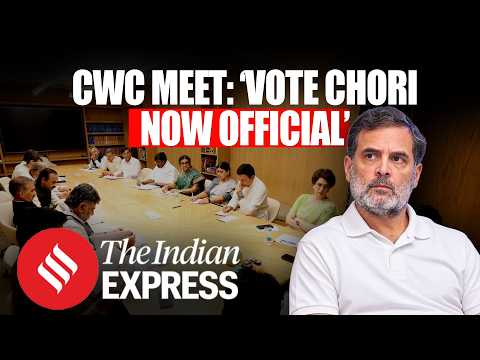 Vote Chori Now Congress Official Line: CWC Demands PM Narendra Modi & HM Amit Shah Resign
