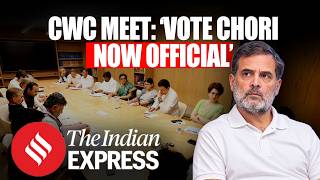 Vote Chori Now Congress Official Line: CWC Demands PM Narendra Modi  & HM Amit Shah Resign