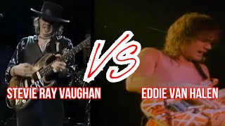 STEVIE RAY VAUGHAN  vs  EDDIE VAN HALEN (GUITAR BATTLE)