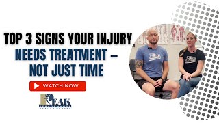Top 3 Signs Your Injury Needs Treatment — Not Just Time  / Lawrence, Kansas Chiropractor screenshot 1