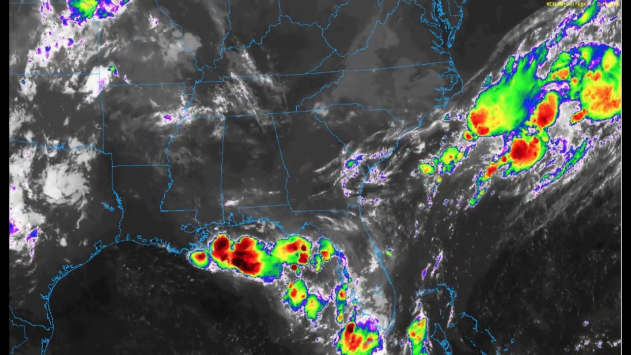 TROPICAL DEPRESSION GULF OF MEXICO THE BUILDING HAS BEGUN - YouTube