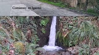 Travesía entre Igantzi y Sunbilla por via verde del Bidasoa en Navarra