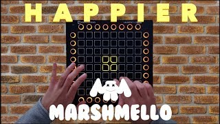 Marshmello - Happier feat Bastille (Launchpad Pro Cover) // Project Files // Sergio Valentino screenshot 5