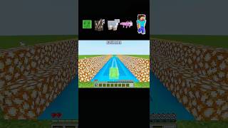Which Minecraft Mob Can Survive Breaking Blocks Fall? #minecraft #shorts