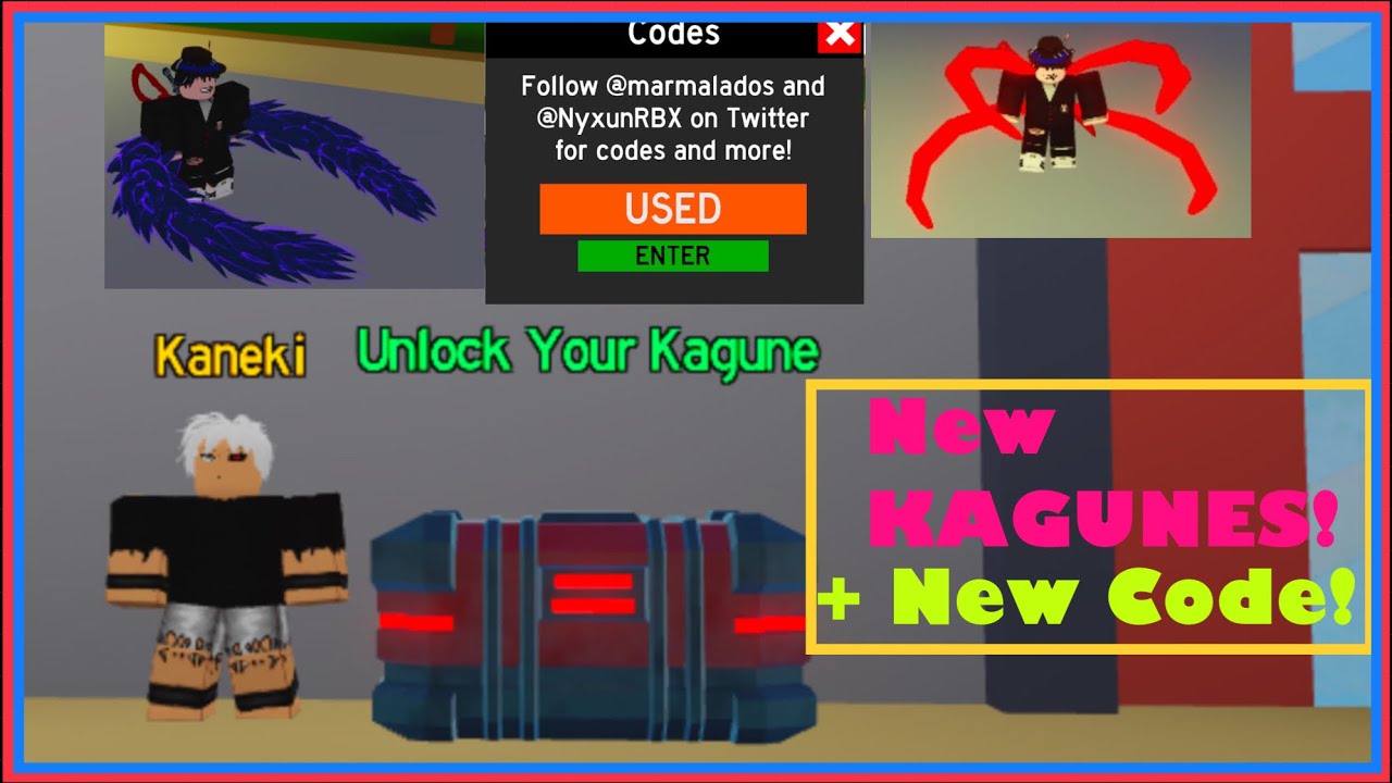 New Kagune New Code In Anime Fighting Simulator Youtube