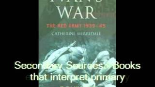 Primary v. Secondary Sources