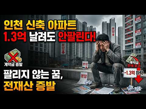 충격의 인천 신축 아파트. 분양가보다 싸진 가격에 대성통곡하는 집주인들 [부동산 아파트 집값전망 신축아파트]