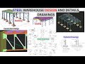 STRUCTURAL DESIGN AND DETAILING OF STEEL BUILDING #civilengineering #steel