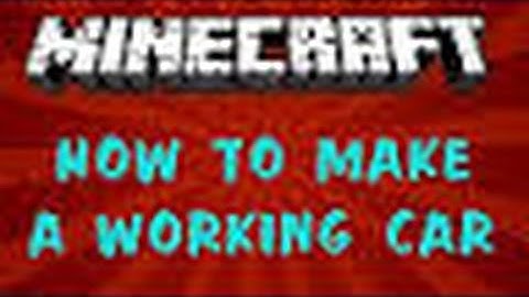 How to Make a Slime Block Car - EASY Tutorial On MineCraft!