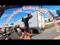 DOT Bumper Saves Loaded Tractor Trailer From Flipping
