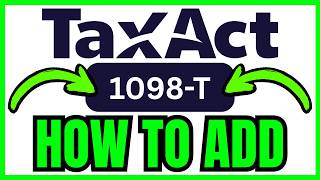 How To ENTER 1098-T In TaxAct (QUICK & EASY) 2026 How To ENTER 1098-T In TaxAct (QUICK & EASY) 2026