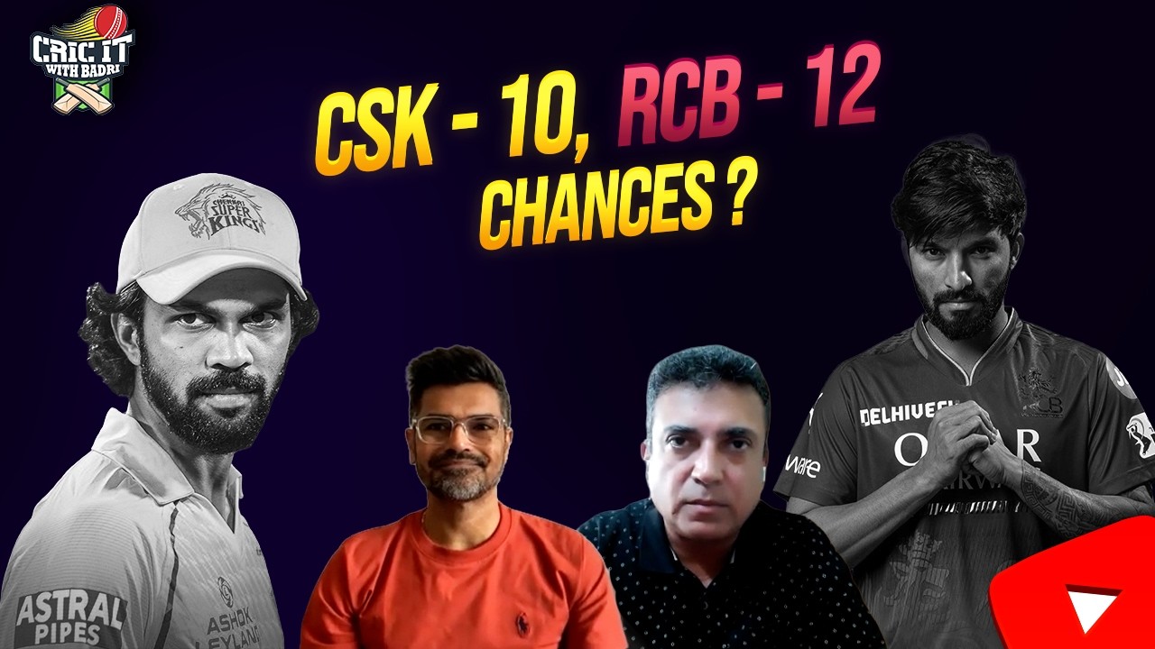 CSK on the edge, RCB Under Pressure | IPL Playoff Equation ?