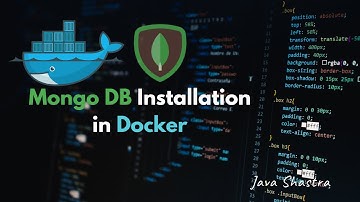 Install mongo db inside docker  connect to MongoDb Compas