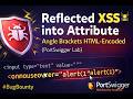 Reflected XSS into Attribute with Angle Brackets HTML Encoded | PortSwigger Lab-06 Solution Bangla