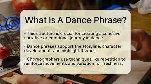 What Is A Dance Phrase? - Broadway Behind The Curtain